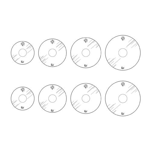 DRUM EFFECT SHEET  10″,12″,13″,16″ set ドラム・エフェクトシート