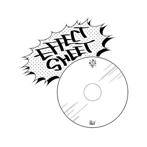 DRUM EFFECT SHEET 14″ ドラム・エフェクトシート